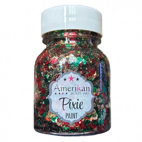 Paillettes Pixie Paint "Here come Santa Claus" Amerikan Body Art