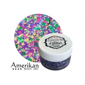 El brillo glitter crema "Mardi gras" American Body Art